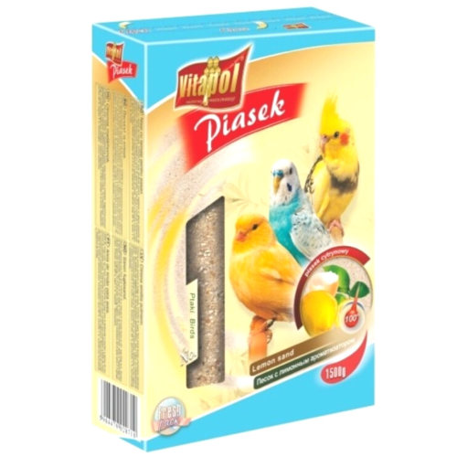 Vitapol Piasek Dla Ptaków - Cytrynowy 1,5Kg 1