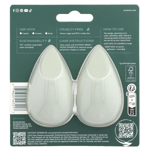 EcoTools EcoTools, Blurring Blender Duo, 2 Pack 2