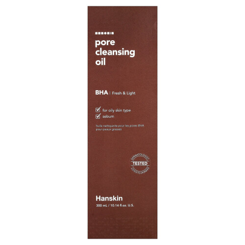 Hanskin, Πλύση Πόρων Οイル, BHA, 10.14 fl oz (300 ml) 1