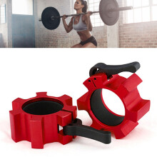 2 pièces de Collier de Barre en Alliage d'Aluminium, Verrouillage, 50mm, Libération rapide, Rouge