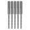 5Pcs Spiral Impact Drill Bits 110mm 6mm Cemented Carbide 2