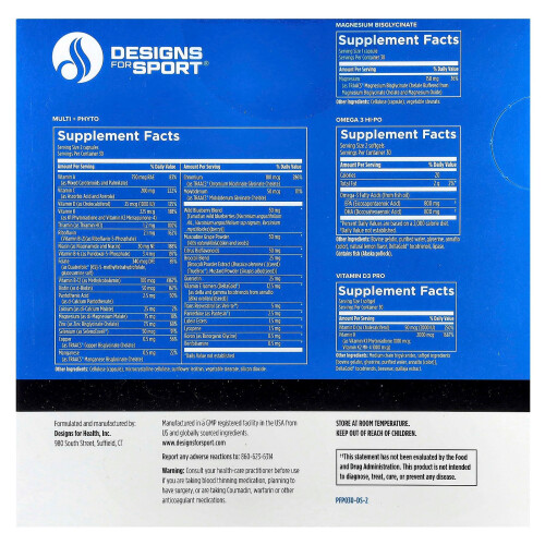Δημιουργίες Για Τη Υγεία, Designs For Sport, Daily Multivitamin Performance Power Pack, 30 Πακέτα 1