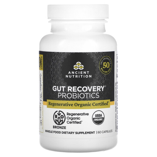 Αρχαία Νουτρίσιον, Gut Recovery Probiotics, 25 Billion CFU, 60 Capsules 2