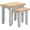 Seconique Windsor Nest of 2 Tables Pebble Grey/Oak Assembled 2