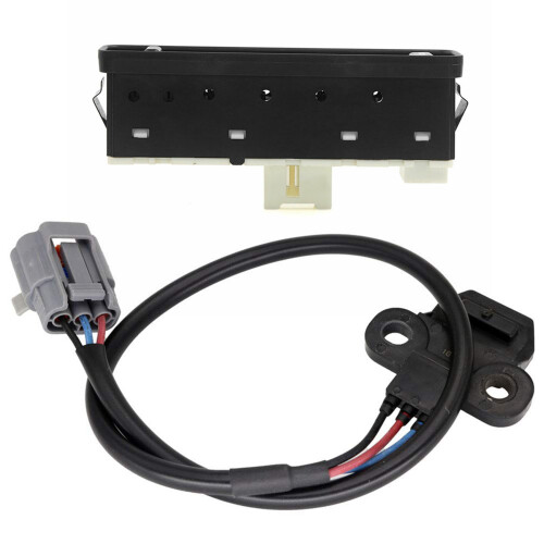 2 Pcs Car Accessories: 1 Pcs Master Control Power Window  & 1 Pcs Engine Crank Shaft Pulley Sensor 1