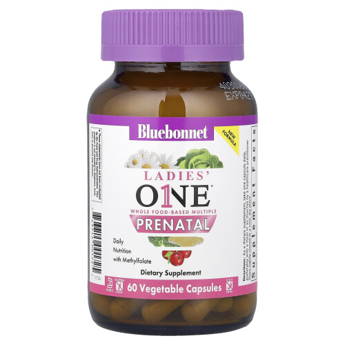 Bluebonnet Nutrition, Ladies' One, Γυναικεία, 60 Βοτανογενή Φιαλίδια 2