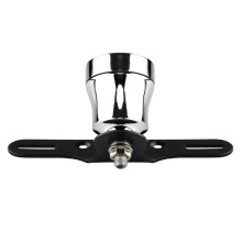 Motorcycle Retro LED Tail Brake Stop Light Lamp License Plate Light with Bracket Black for Sportsters B