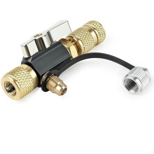 Valve Core Removal Tool Vacuum-Rated Valve Core Removal Tool, Color Valve Removal Tool 1/4 + 12pcs Valve Core Wrench