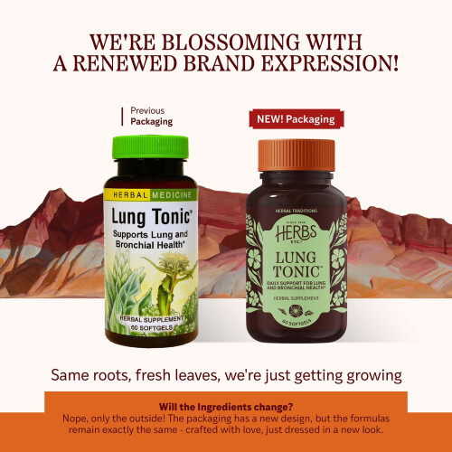 Herbs Etc., Lung Tonic, 60 Softgels 2