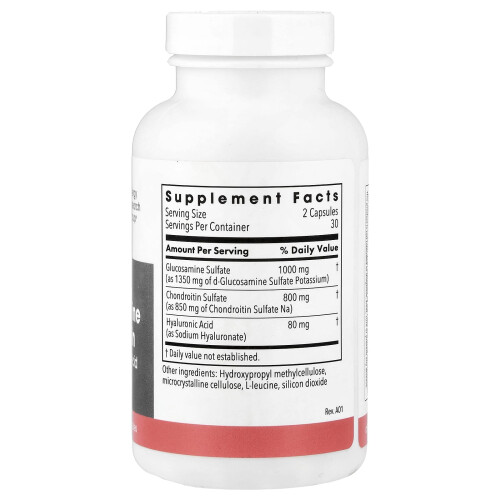 Μεταβολικές Διατροφή, Glucosamine Chondroitin με Υαλουρονικό Οξύ, 60 Φύλλα 1