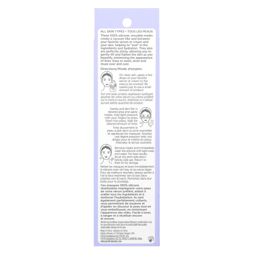 Pacifica Pacifica, Reusable Undereye Beauty Mask, 2 Masks 1