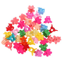 40Pcs Small Plastic Hair Claw Clips for Kids Assorted Color Jaw Clips