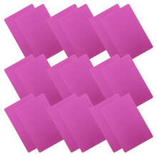 75Pièces Cartes Métal Violet Aluminium Blank Pour Transfert Thermique