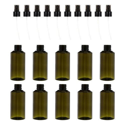 40Pièces Bouteilles Spray Vert Olive, Confortables Et Solides