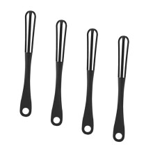 4Pcs Manual Egg Whisk Set with Ergonomic Grip for Baking, Cooking, Milk Frothing and Desserts