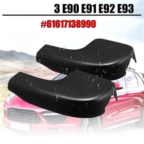 6X New Front Windshield Wiper Arm Covers Caps for  3 E90 E91 E92 61617138990 1
