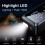 Dual Screen Car Emergency  Power Inflatable Pump Multifunctional Portable Lighter 8000mAh 7