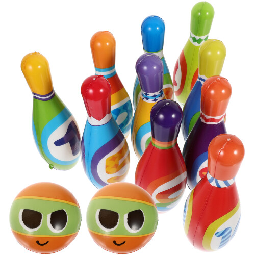 2Ensembles Bowling Sport Enfant Kit Couleurs Assorties