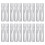 60Pièces Flacons Rechargeables En Verre Plastique 1
