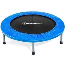 Trampoline Enfant +3 - HYPERMOTION - Fitness Max - 25 kg - Diamètre 91 cm - 36 ressorts - Pliable