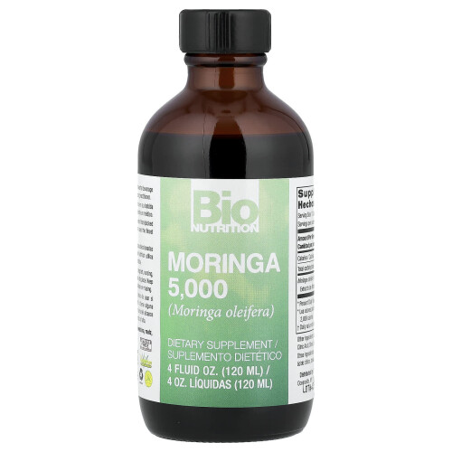 Bio Nutrition, Moringa 5.000, 4 fl oz (120 ml) 2