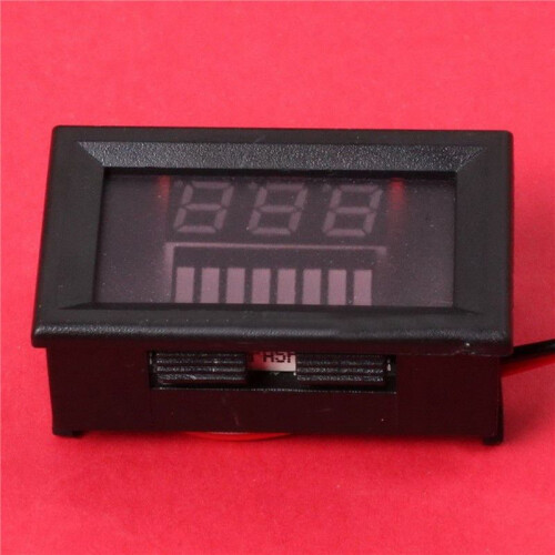 3X 12V ACID Lead Battery Capacity Indicator Charge Level LED Tester  Voltmeter 1