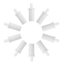 200Pièces Clips De Réparation Nylon Pour Volets Fenêtres