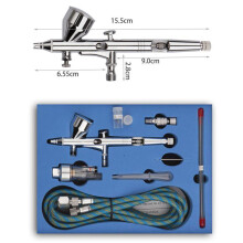 2St Professionele Airbrush Compressor Voor Cake, Tattoo En Nagelkunst