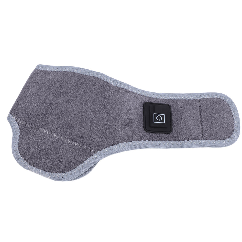Heated Ankle Brace USB 5V2A Carbon Fiber Support Dark Gray