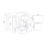 Seconique Windsor Nest of 2 Tables Pebble Grey/Oak Assembled 6