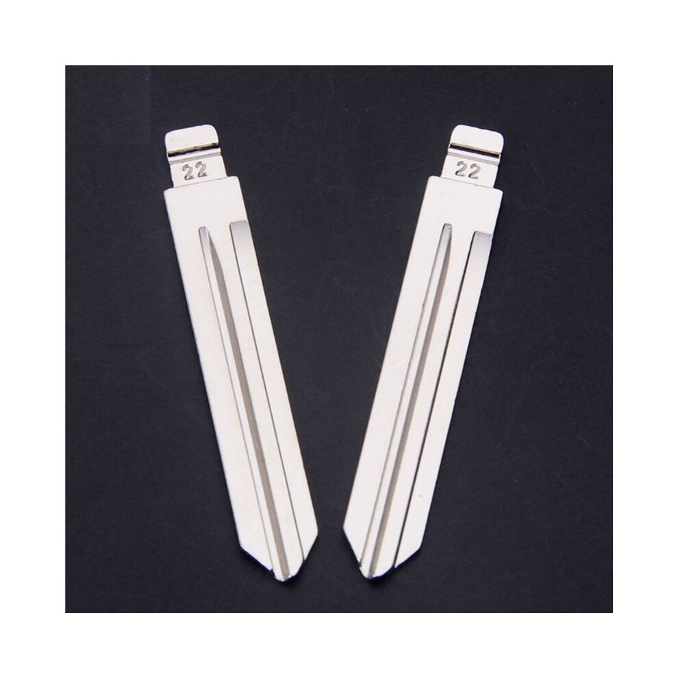 30Pcs/Lot No.22 Nsn14 Metal Blank Uncut Flip Kd/Vvdi Remote Key Blade For Tiida 6032810472061