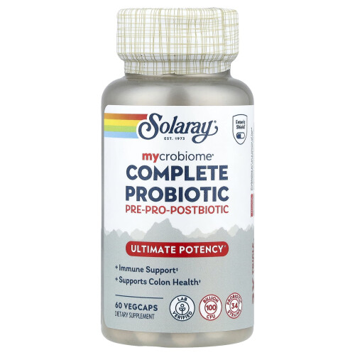 Solaray, Mycrobiome, Complete Probiotic, Ultimate Potenz, 60 VegCaps 2