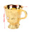 Modell: Retro-Metall-Weinglas; Farbe: Gold 2