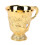 Modell: Retro-Metall-Weinglas; Farbe: Gold 3