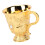 Modell: Retro-Metall-Weinglas; Farbe: Gold 6