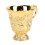 Modell: Retro-Metall-Weinglas; Farbe: Gold 14