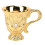Modell: Retro-Metall-Weinglas; Farbe: Gold 1