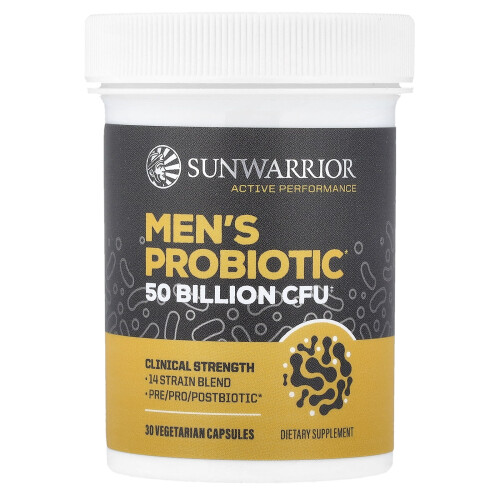 Sunwarrior, Probiotico per Uomo, 30 Capsule Vegetariana 2