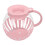 Pop-corn popper pour micro-ondes 2,13 L Rose - Ouverture large 2