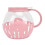 Pop-corn popper pour micro-ondes 2,13 L Rose - Ouverture large 16