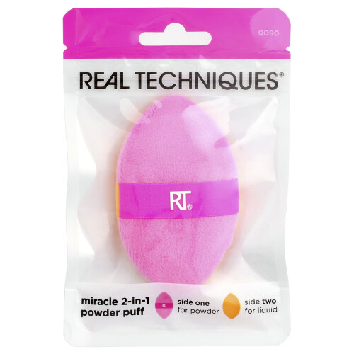 Real Techniques Real Techniques, Mirakel 2-in-1 Poeder Puff, 1 Sponge 1