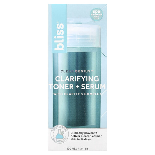 Clear Genius, Clarifying Toner + Serum, 4,3 fl oz (130 ml) 1