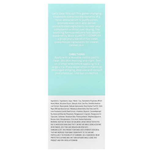 Clear Genius, Clarifying Toner + Serum, 4,3 fl oz (130 ml) 2