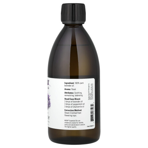 NOW Foods NOW Foods, Βασικά Οils, Lavender, 16 fl oz (473 ml) 1