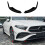 For - A-Class W177 2023+ A180 A200 Front Bumper Lip Angle Diffuser Splitter Spoiler Protector A 3