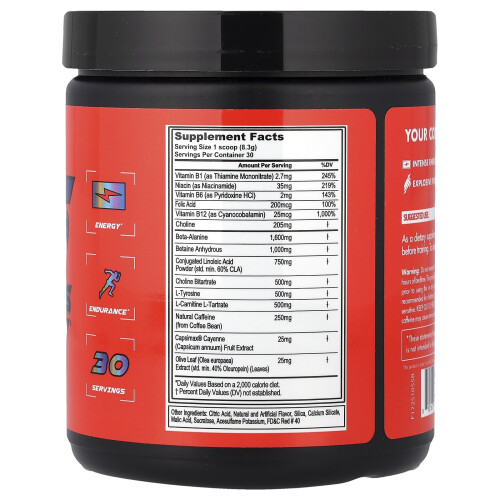 fitcode, Versus Energy Pre-Workout, Cherry Limeade, 8.8 oz (249 g) 1