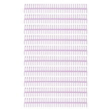 10 pièces de dos en plastique violet de 19 mm pour reliure, adaptées au format A4, 150 pages