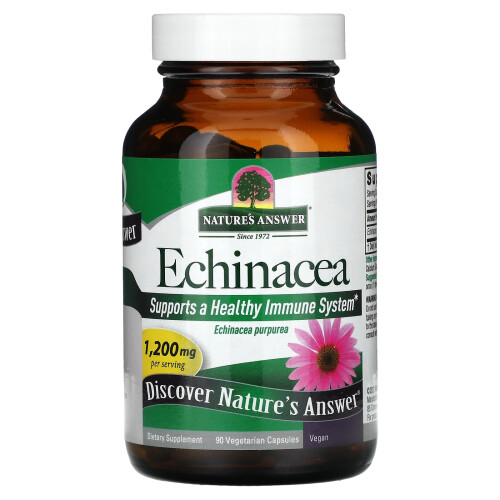 Nature's Answer, Echinacea, 1,200 mg, 90 Capsule Vegetariane (400 mg per Capsula) 2