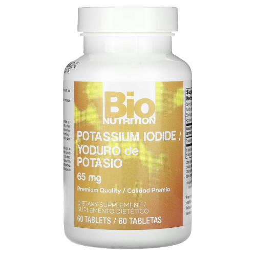 Bio Nutrition, Potassium Iodide, 65 mg, 60 Tablets 2