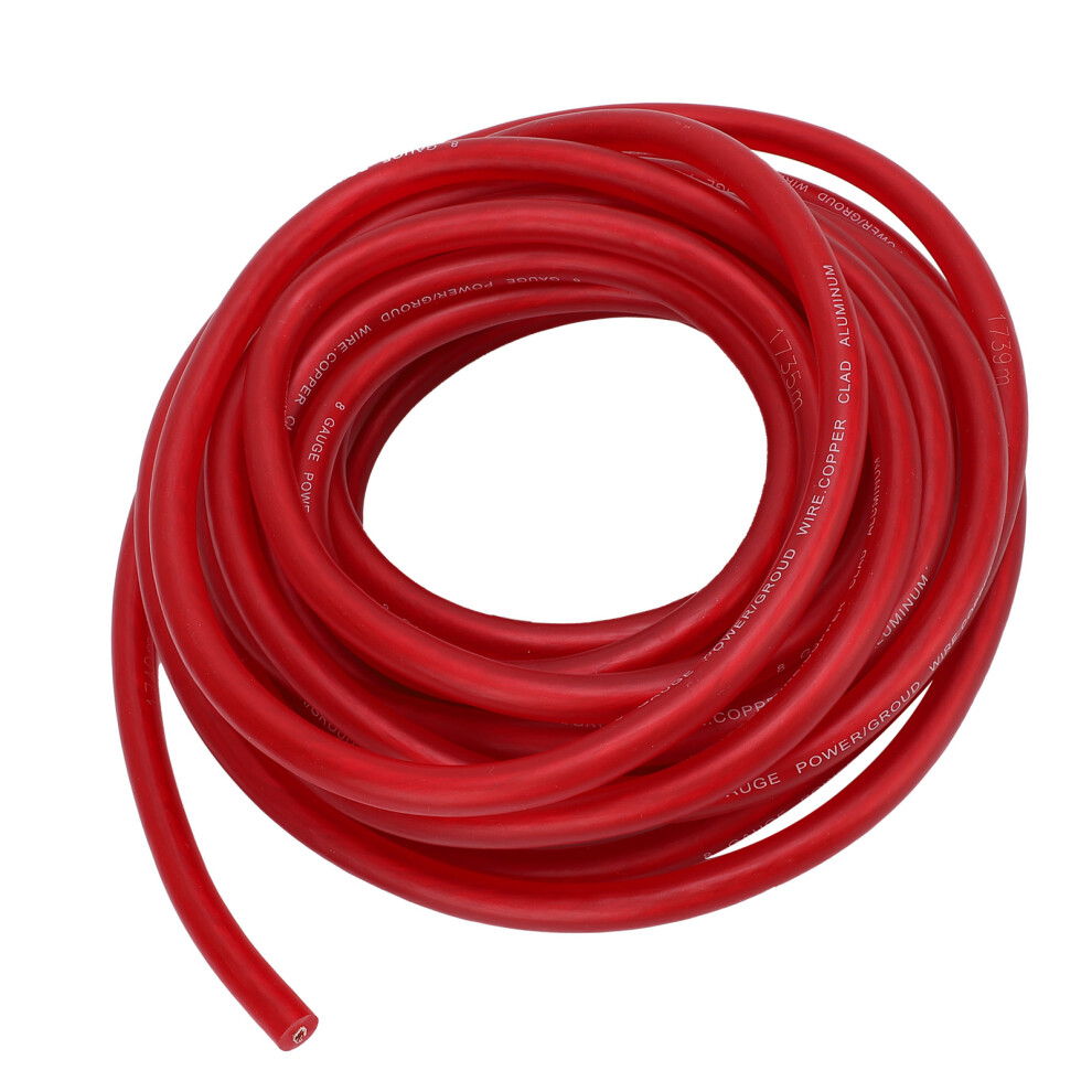 8 Gauge Automotive Wire 25Ft Red Car Power Ground Battery Cable 7621384945874